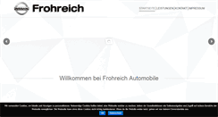 Desktop Screenshot of frohreich.de